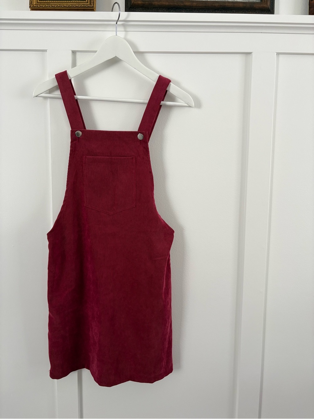 Burgundy Corduroy Dress